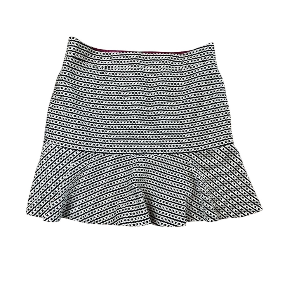 Banana Republic Multi Florence Chain Geometric Trumpet Skirt SMALL Workwear Chic